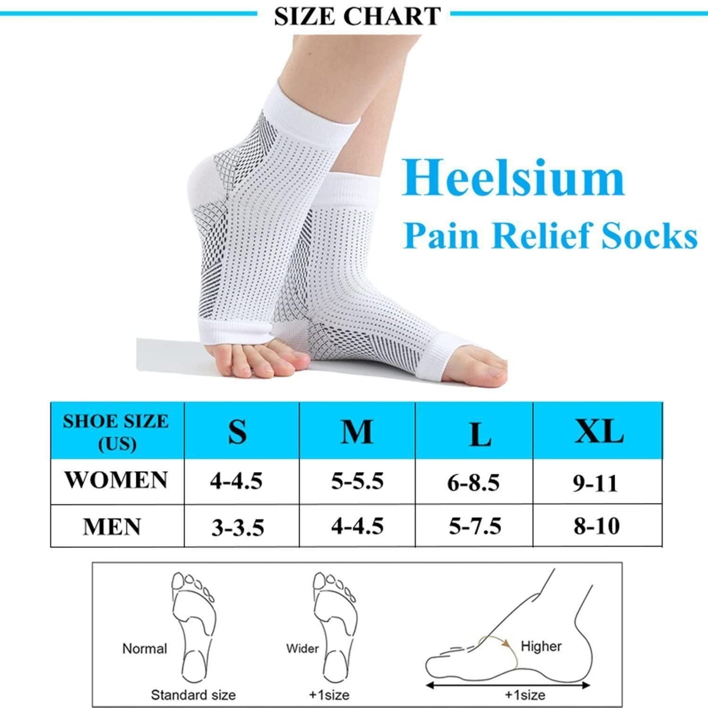 Neuropathy Socks for Women and Men for Relief (Buy 1 Get 1 Free)